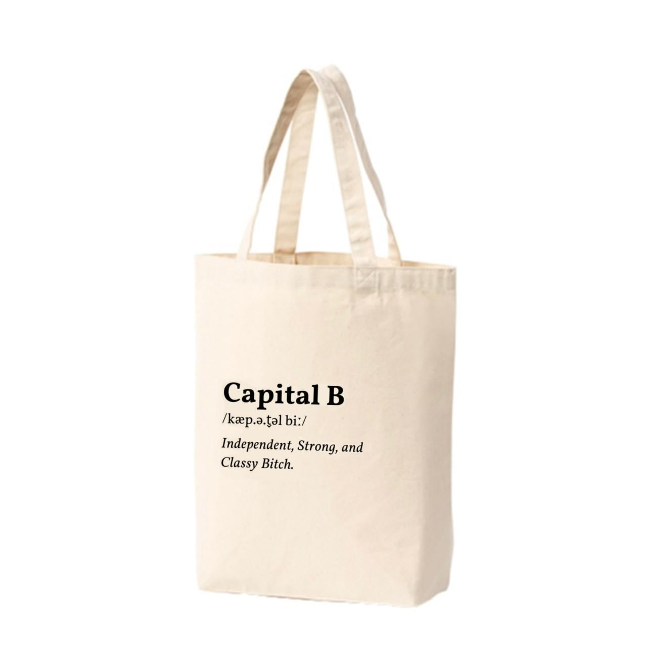 Capital B トートバッグ(bitch有り)