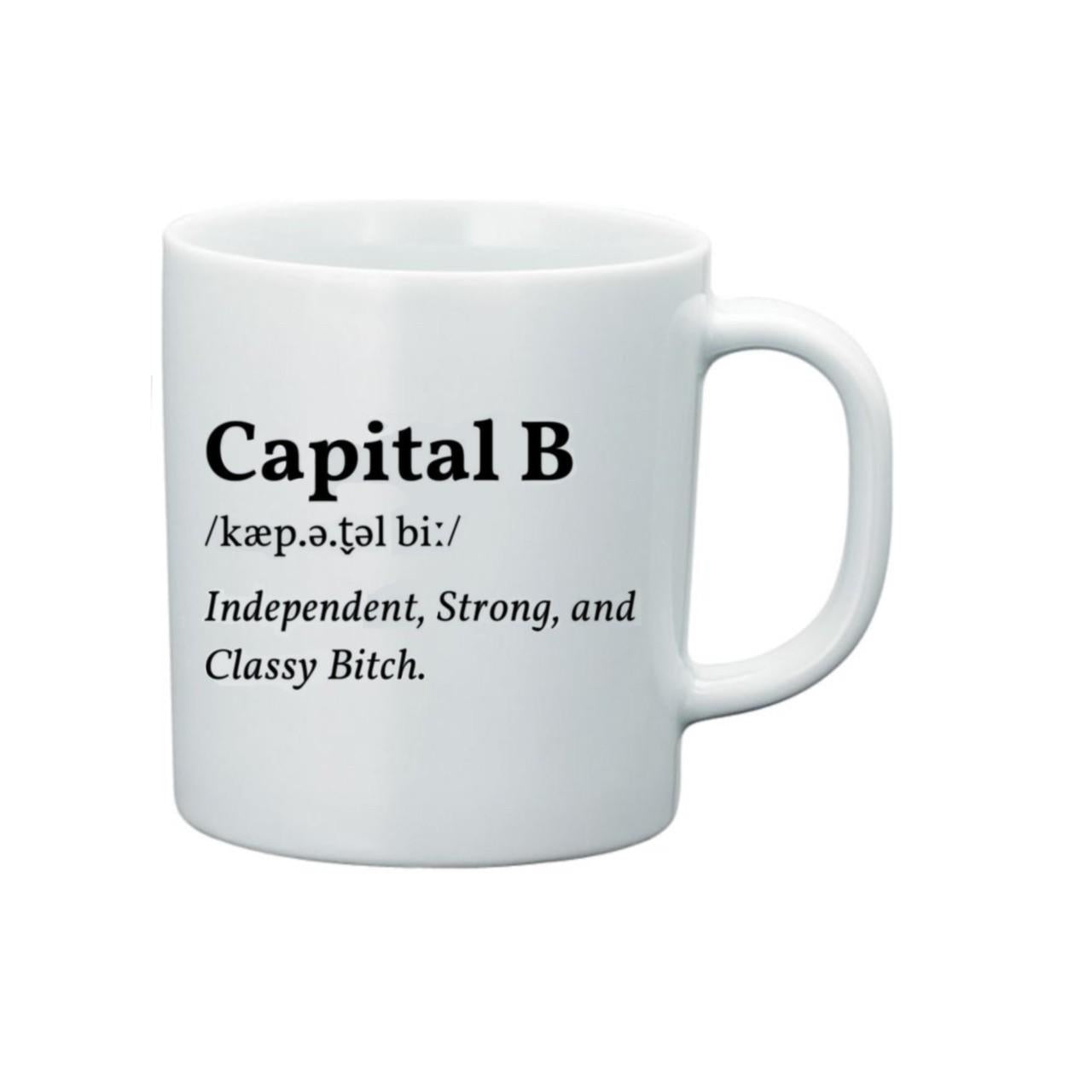 Capital B マグカップ(bitch有り)