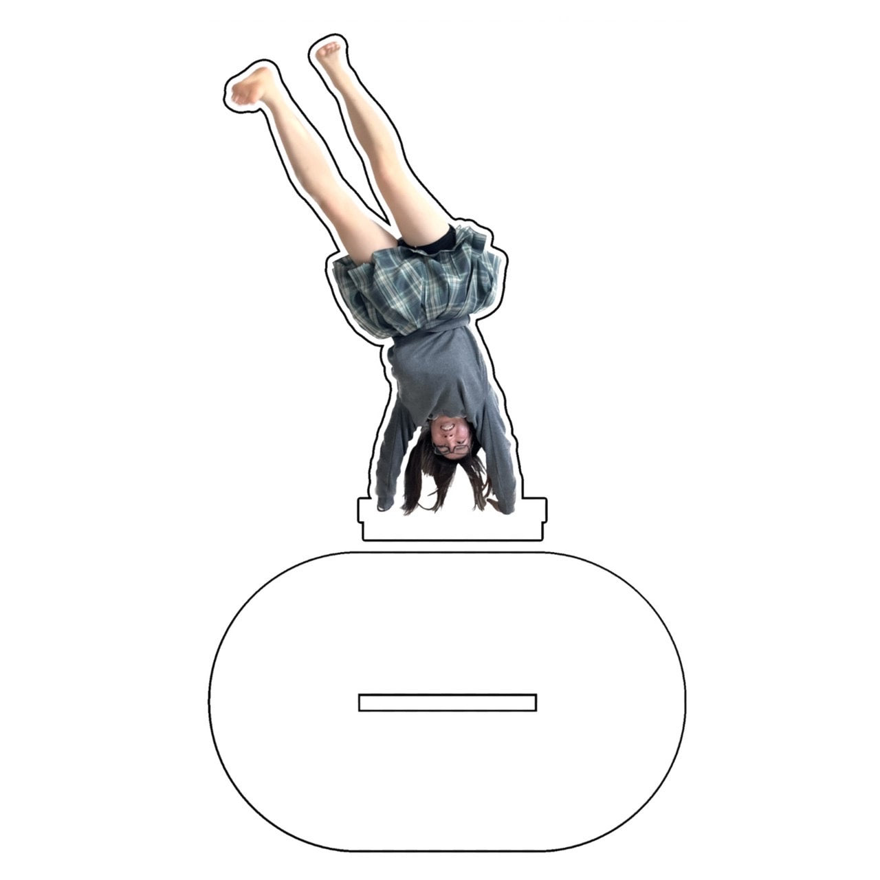 吉田いをん逆立ちアクスタ
