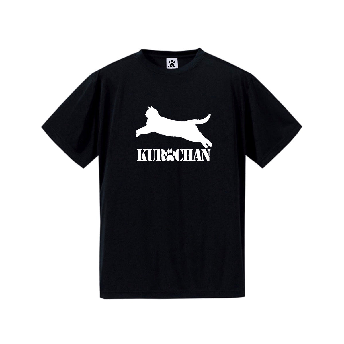 アウトドアTシャツ『飛ぶ黒ちゃん』