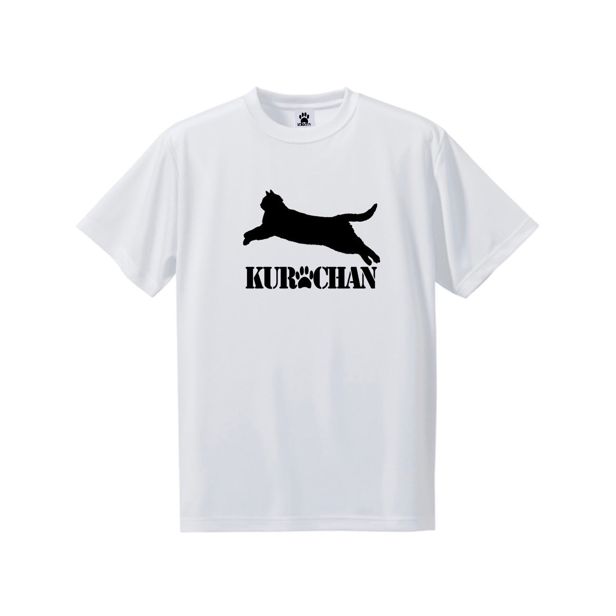 アウトドアTシャツ『飛ぶ黒ちゃん』