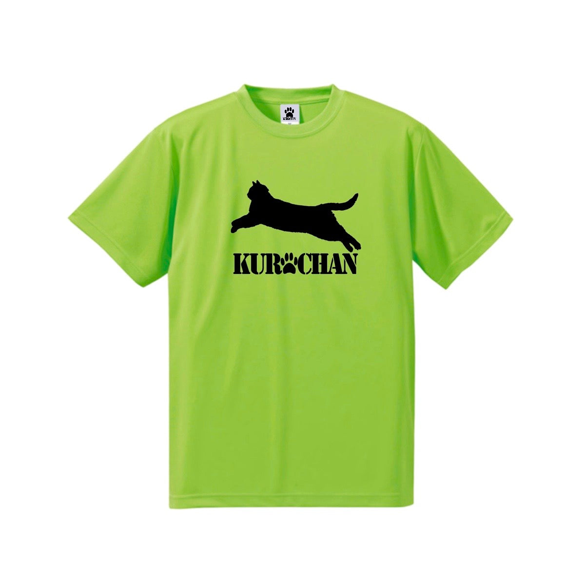 アウトドアTシャツ『飛ぶ黒ちゃん』