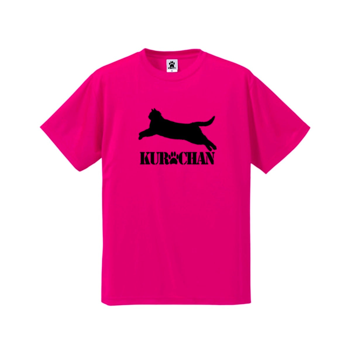 アウトドアTシャツ『飛ぶ黒ちゃん』