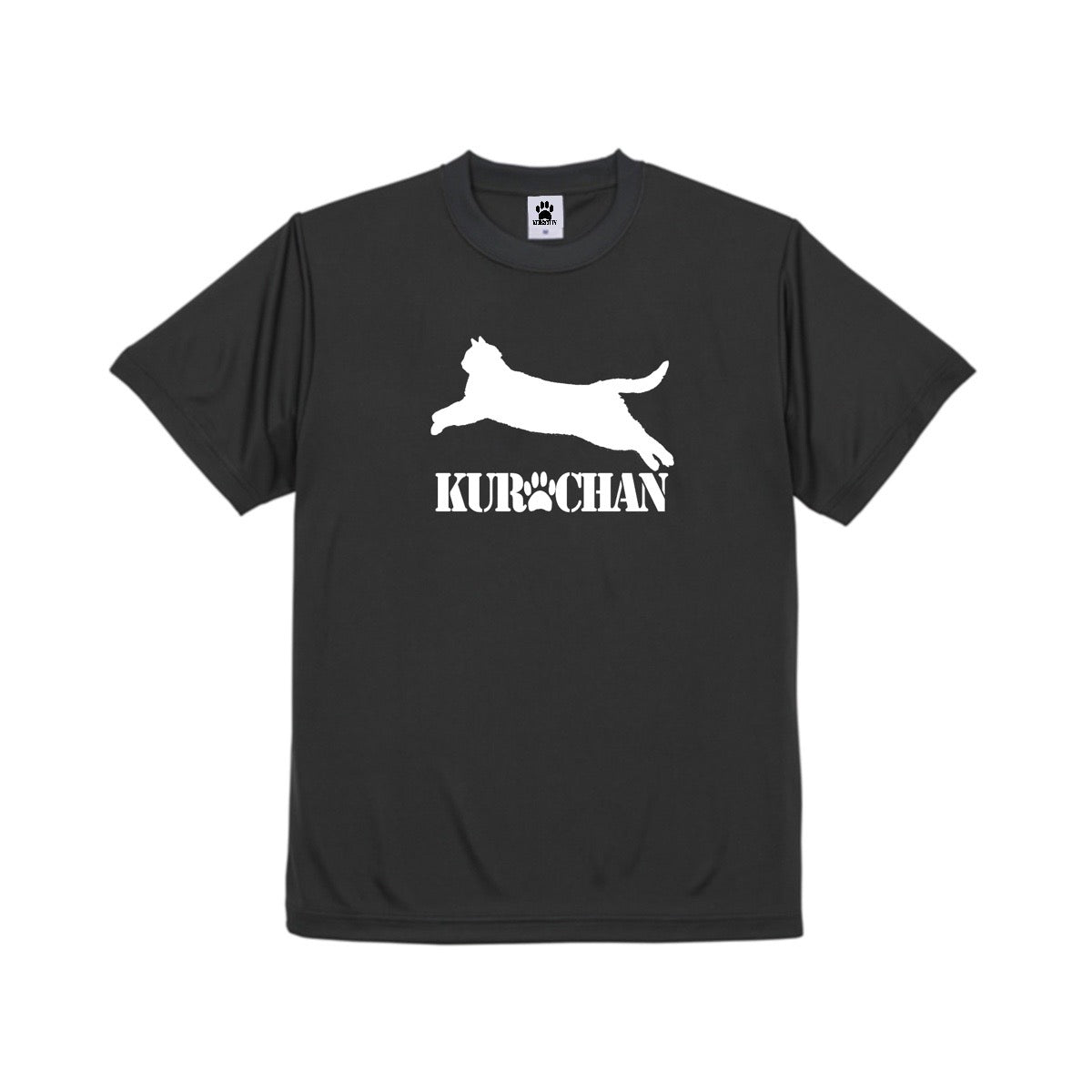 アウトドアTシャツ『飛ぶ黒ちゃん』