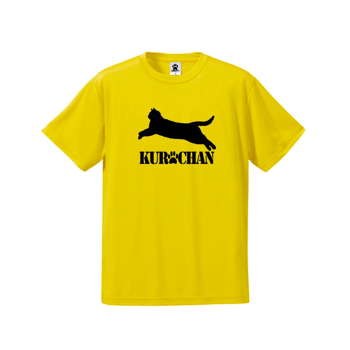 アウトドアTシャツ『飛ぶ黒ちゃん』