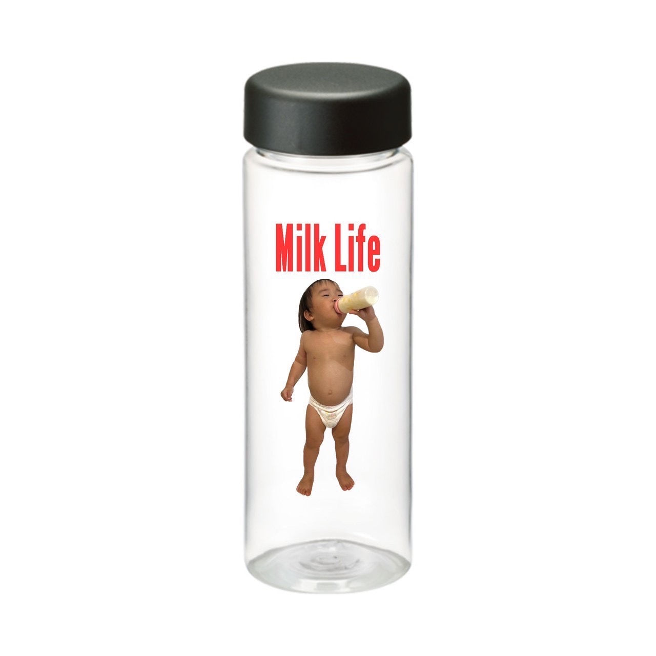 オクのMILK LIFEクリアボトル