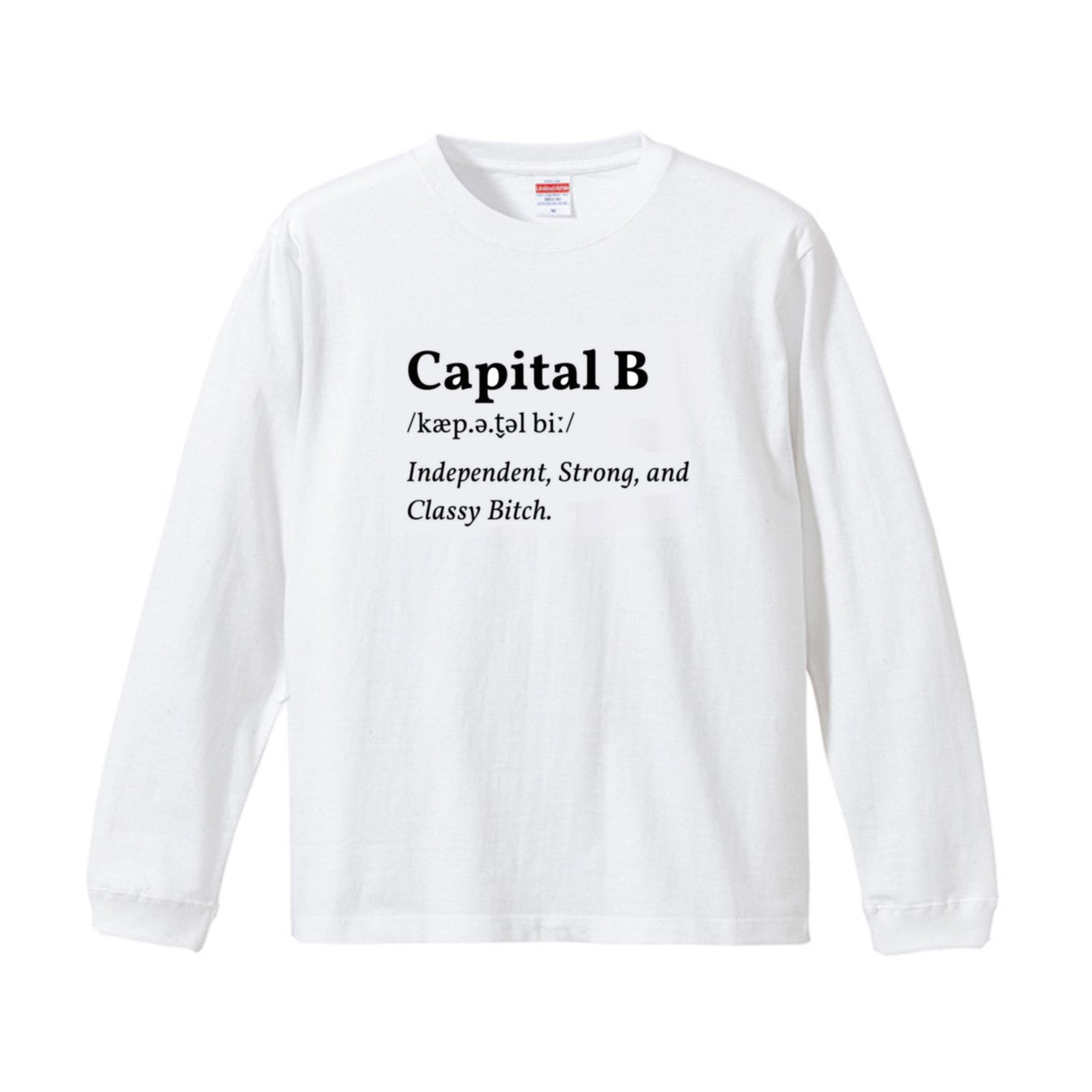 Capital B ロンT（フロント&バック・bitch有り）