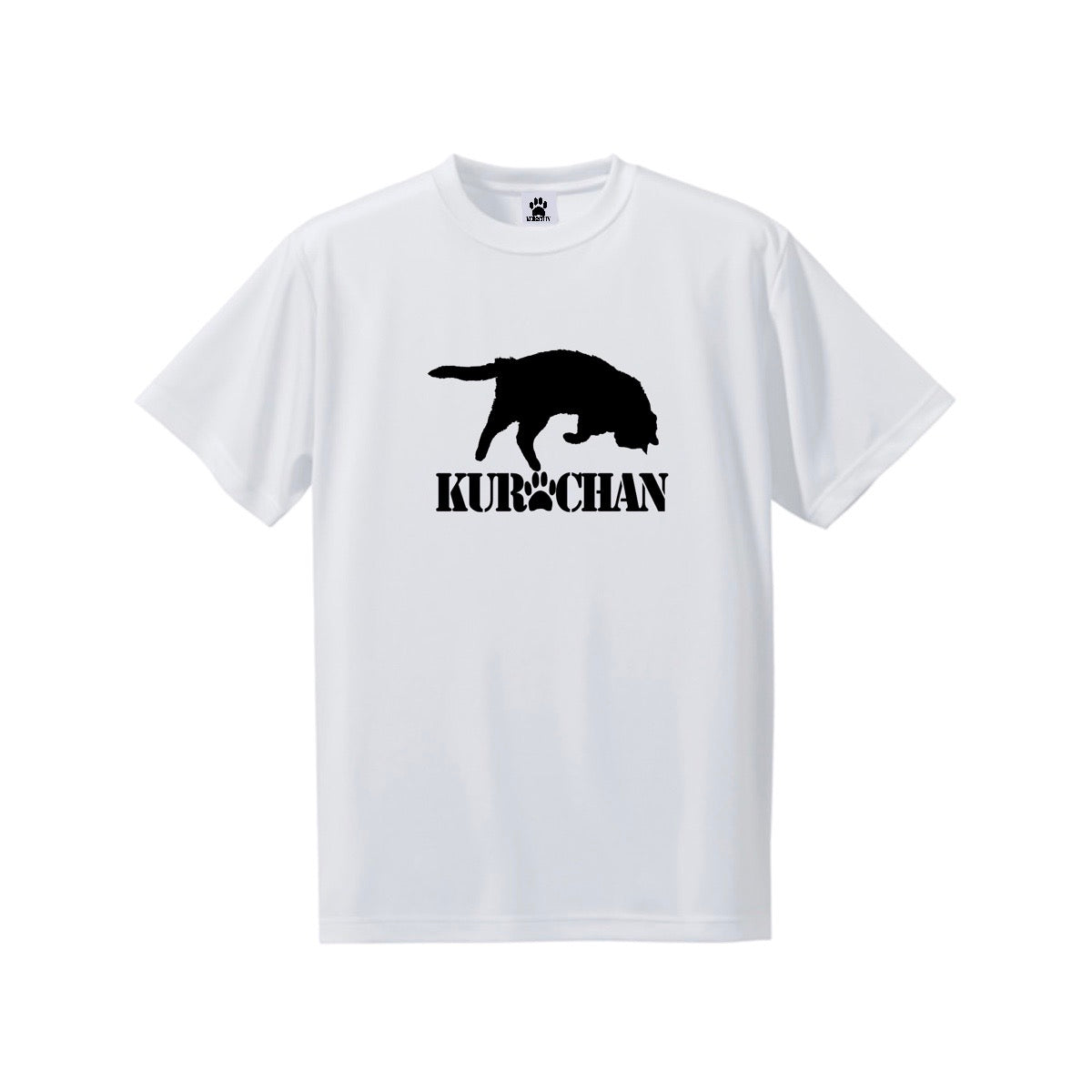 アウトドアTシャツ『寝る黒ちゃん』