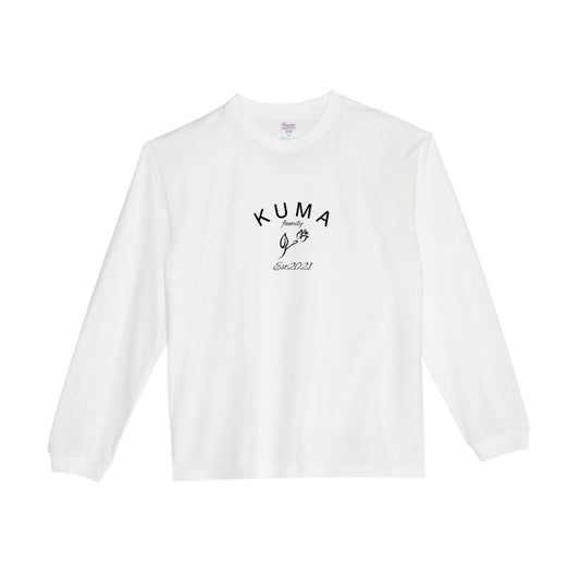 Kuma Family ロングTシャツ