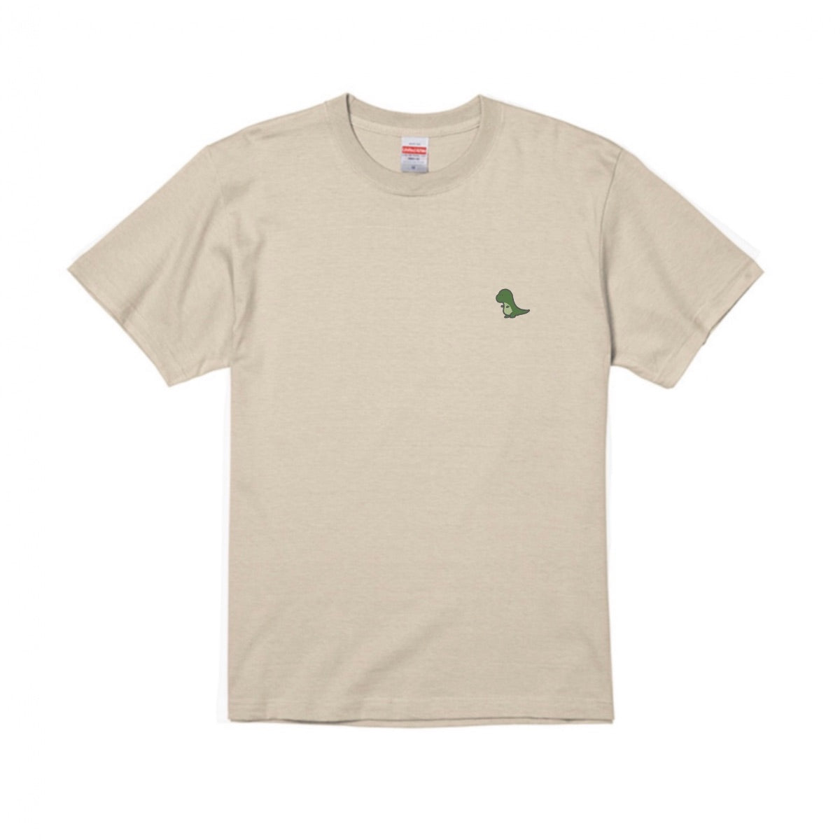 まろお恐竜（緑）刺繍Tシャツ