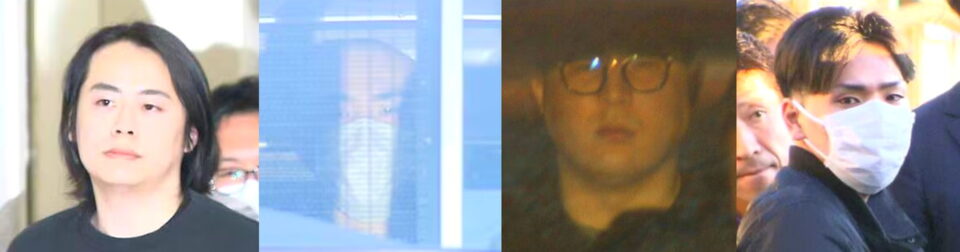 村上迦楼羅 福地紘人 齋藤拓哉 渡邉翔太 容疑者 FNN